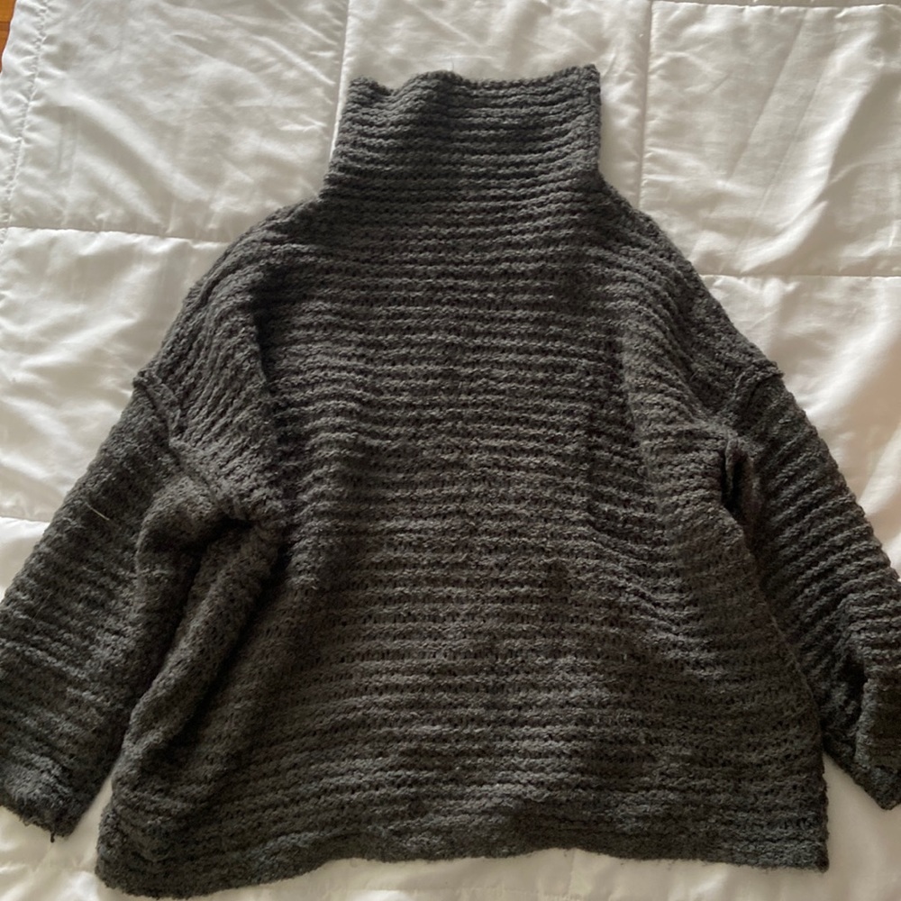 Loose turtleneck sweater